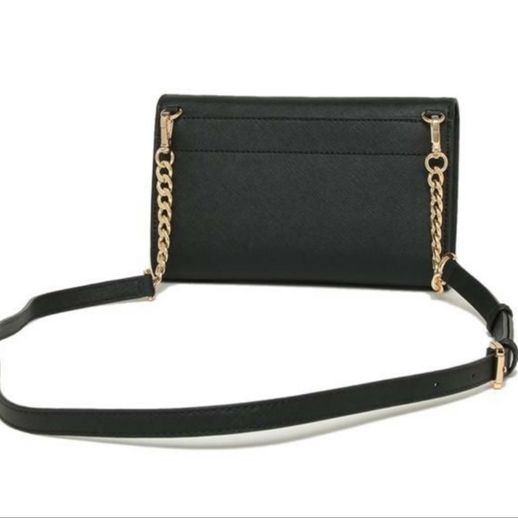 MICHAEL KORS 3 IN1 WRISTLET CLUTCH CROSSBODY BLACK - Picture 10 of 13